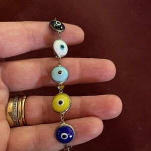 Bracelet enamel silver